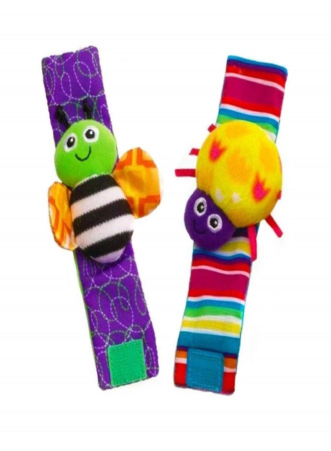 little PANDA Baby Rattle Toys Born Baby Cotton Socks and Wrist Rattle Newborn Foot Rattle Baby Essential Gift 0-3 3-6 0-6 6-12 Months (1 Pair Wristband) - Image 1
